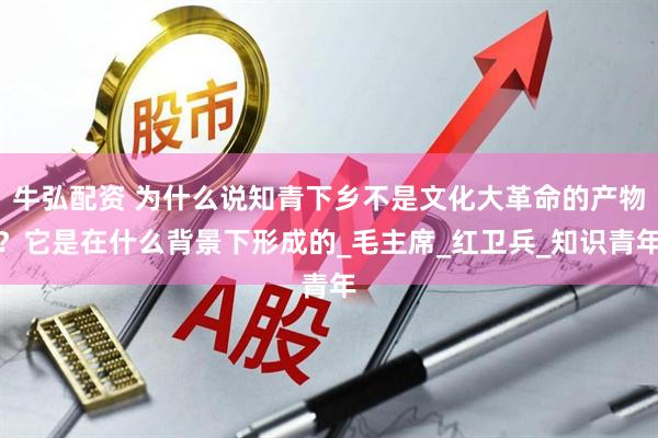 牛弘配资 为什么说知青下乡不是文化大革命的产物？它是在什么背景下形成的_毛主席_红卫兵_知识青年